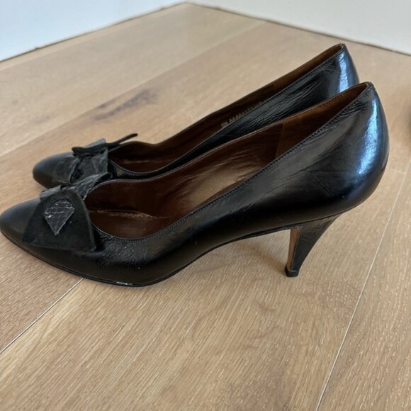 Vintage Bally of Switzerland “Melinda” Patent Leather Heels – Size 8.5 AAA - Picture 2 of 6